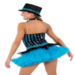 Turquoise Permormance Dance Costum