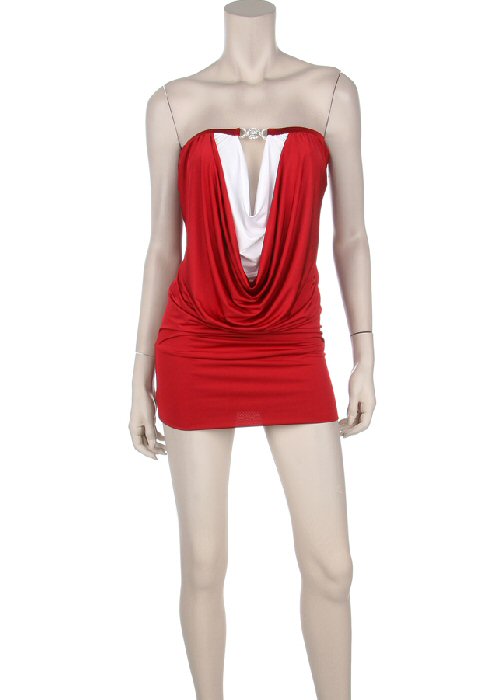 red salsa dress