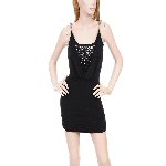 Glittering Halter Dress