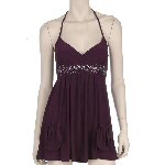 Glittering Halter Dress