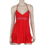 Glittering Halter Dress