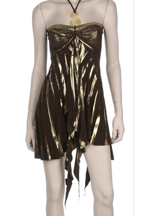 white sequin halter dress
