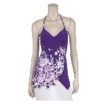 sparkle center dangle halter