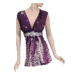 sparkle center dangle halter