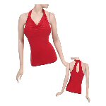 sparkle center dangle halter