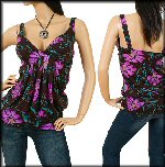 sparkle center dangle halter