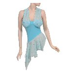 sparkle center dangle halter