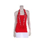sparkle center dangle halter