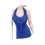sparkle center dangle halter