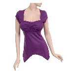 V neck with Tie Cotton top