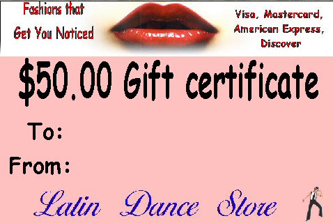gift certificate