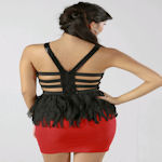 Ruffle Strap Top