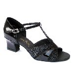 cuban heel salsa shoe